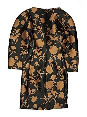 Versace Double Duchesse Floral-Print Silk Cocktail Dress (view 2)