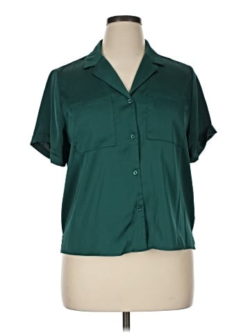 Lands' End Short Sleeve Blouse (view 1)
