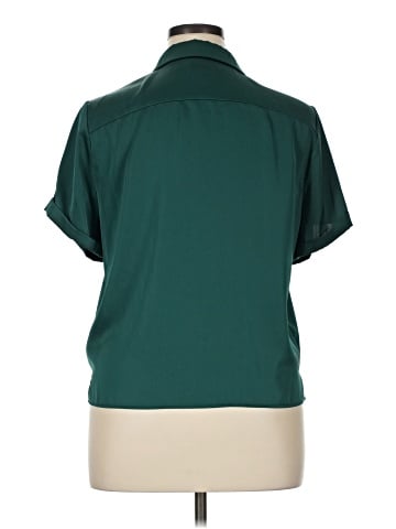 Lands' End Short Sleeve Blouse (view 2)