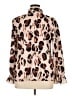 ELOQUII 100% Polyester Animal Print Brown Long Sleeve Blouse Size 14 Plus - photo 2