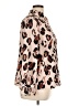 ELOQUII 100% Polyester Animal Print Brown Long Sleeve Blouse Size 14 Plus - photo 4