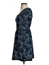 Alya Paisley Blue Casual Dress Size S - photo 5