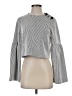 Tibi Gray Long Sleeve Top Size S - photo 1
