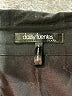 Daisy Fuentes Black Long Sleeve Button-Down Shirt Size L - photo 7