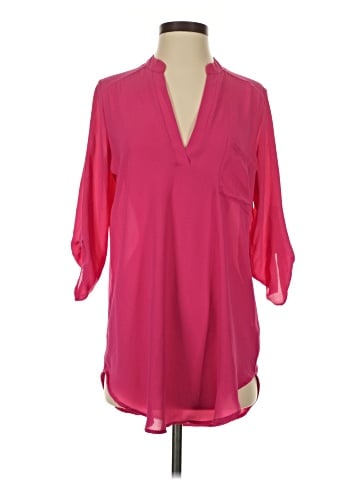 All in Favor 3/4 Sleeve Blouse (view 1)