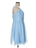 David's Bridal 100% Polyester Blue Cocktail Dress Size 14 - photo 4