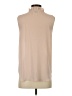 Ann Taylor 100% Polyester Tan Sleeveless Blouse Size S - photo 2