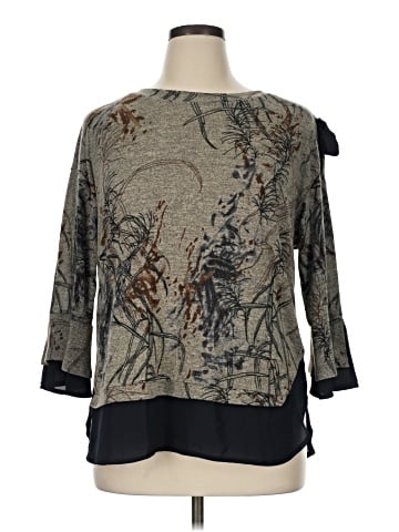 Bali Corp 3/4 Sleeve Blouse (view 1)