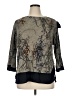 Bali Corp Gray 3/4 Sleeve Blouse Size XL - photo 1