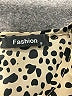 Fashion 100% Polyester Animal Print Brown Long Sleeve Blouse Size S - photo 7