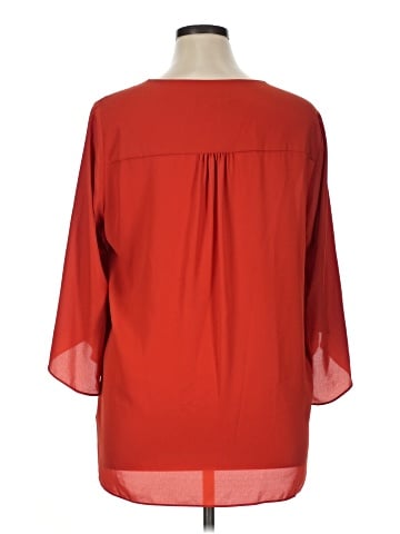 Karen Kane 3/4 Sleeve Blouse (view 2)