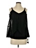 A. Byer 100% Polyester Black Sleeveless Blouse Size S - photo 1