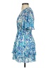 Zara Paisley Blue Cocktail Dress Size S - photo 5
