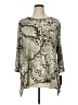 Clara Sun Woo Silver 3/4 Sleeve T-Shirt Size 1X - photo 1