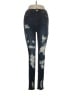 Almost Famous Print Blue Jeans Size 3 - photo 1