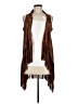 Unbranded Brown Faux Leather Jacket One size - photo 1
