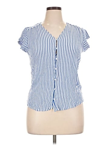 Liz Claiborne Short Sleeve Blouse (view 1)