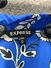 Express 100% Polyester Blue 3/4 Sleeve Blouse Size M - photo 7