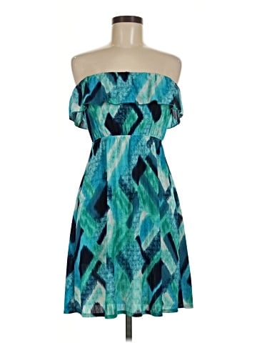 Aqua Cocktail Dress (view 1)