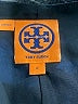 Tory Burch 100% Silk Chevron-herringbone Blue Cocktail Dress Size 0 - photo 7