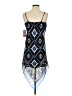 Vince Camuto 100% Polyester Graphic Blue Cocktail Dress Size XS (petite) - photo 2