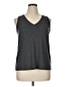 Nine West Gray Sleeveless T-Shirt Size XL - photo 1