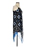Vince Camuto 100% Polyester Graphic Blue Cocktail Dress Size XS (petite) - photo 4