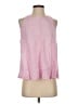 Lands' End 100% Linen Pink Sleeveless Blouse Size XS - photo 1
