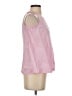 Lands' End 100% Linen Pink Sleeveless Blouse Size XS - photo 4