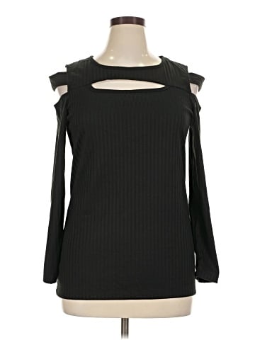 Ashley Stewart Long Sleeve Top (view 1)