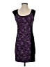 BCBGeneration Purple Black Casual Dress Size XS - photo 1