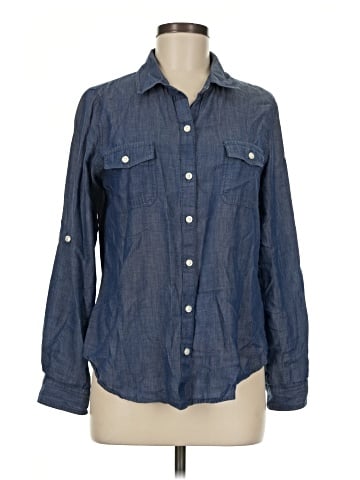 Old Navy Long Sleeve Button-Down Shirt (view 1)