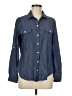 Old Navy 100% Cotton Blue Long Sleeve Button-Down Shirt Size M - photo 1