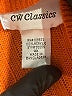 CW Classics 100% Acrylic Orange Cardigan Size 4X - photo 8