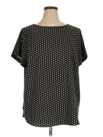 Ava & Viv Short Sleeve Blouse (view 1)