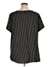 Ava & Viv Polka Dots Black Short Sleeve Blouse Size 1X - photo 2