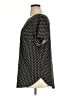 Ava & Viv Polka Dots Black Short Sleeve Blouse Size 1X - photo 5