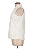 J. McLaughlin Ivory Sleeveless Button-Down Shirt Size L - photo 5
