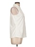 J. McLaughlin Ivory Sleeveless Button-Down Shirt Size L - photo 4