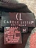 Carole Little Brown Sleeveless Button-Down Shirt Size M - photo 7
