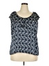Rafaella 100% Polyester Blue Sleeveless Blouse Size 2X - photo 1