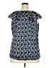 Rafaella 100% Polyester Blue Sleeveless Blouse Size 2X - photo 2