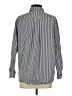 Cherish Stripes Silver Long Sleeve Blouse Size XS - photo 2