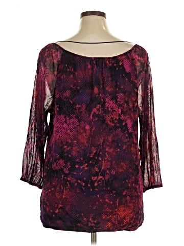 INC International Concepts 3/4 Sleeve Blouse (view 2)