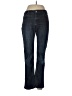 David Kahn Chevron-herringbone Solid Blue Jeans Size 30 waist - photo 1