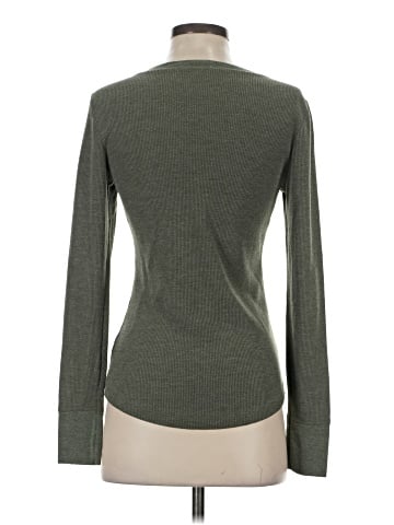 Faded Glory Long Sleeve Henley (view 2)