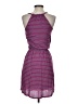 Splendid Stripes Purple Casual Dress Size XS - photo 2