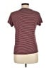 Pull&Bear Stripes Burgundy Short Sleeve T-Shirt Size M - photo 2