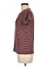 Pull&Bear Stripes Burgundy Short Sleeve T-Shirt Size M - photo 5