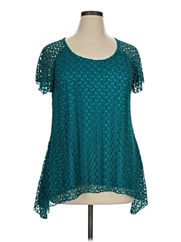 DressBarn Short Sleeve Blouse (view 1)